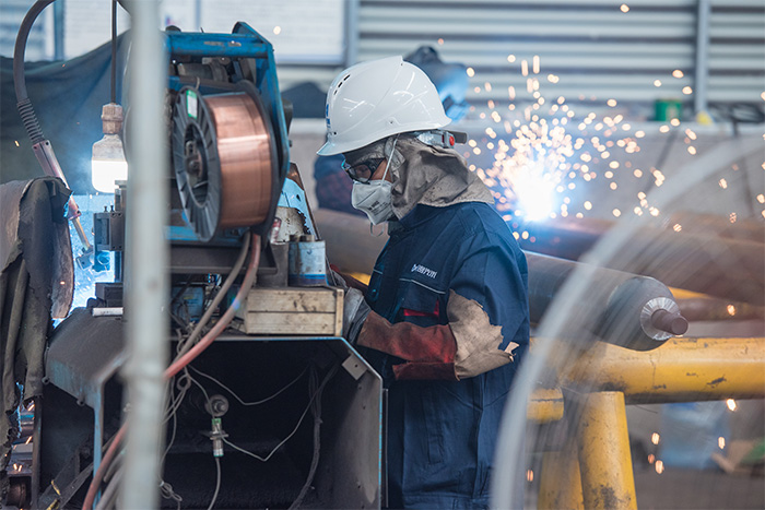 吴忠网架焊接车间